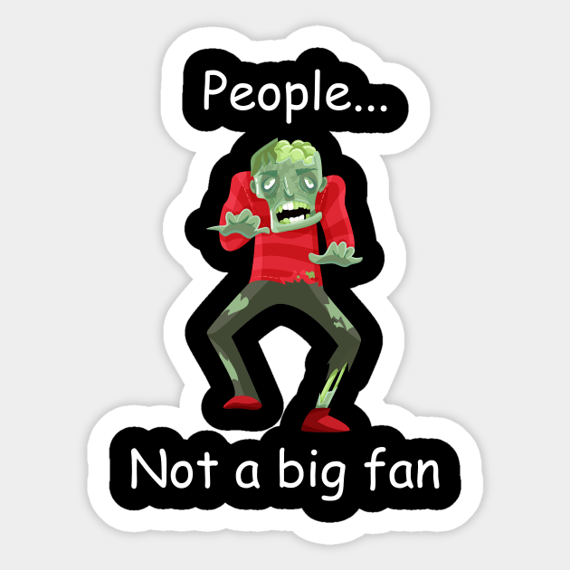 People Not A Big Fan Sticker by illusionerguy